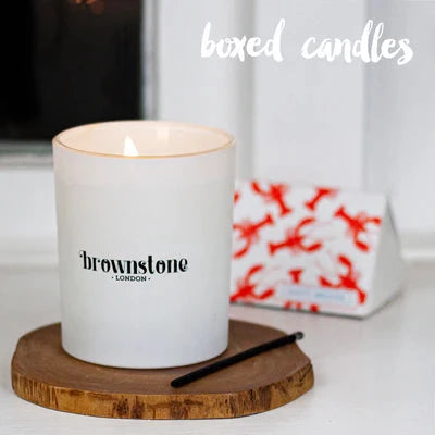 Classic boxed candle by Brownstone