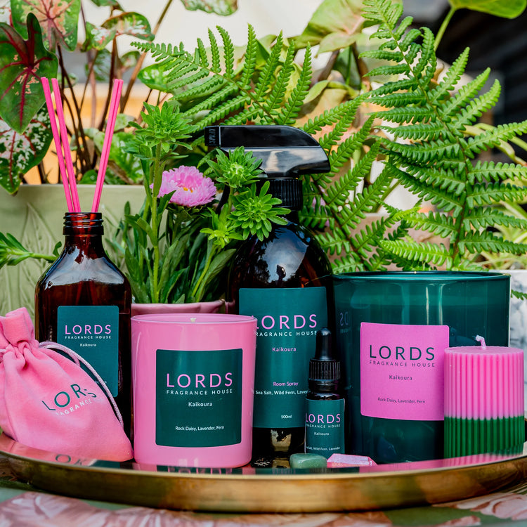 Lords Fragrance Scented Candles, Room Spray & Diffuser