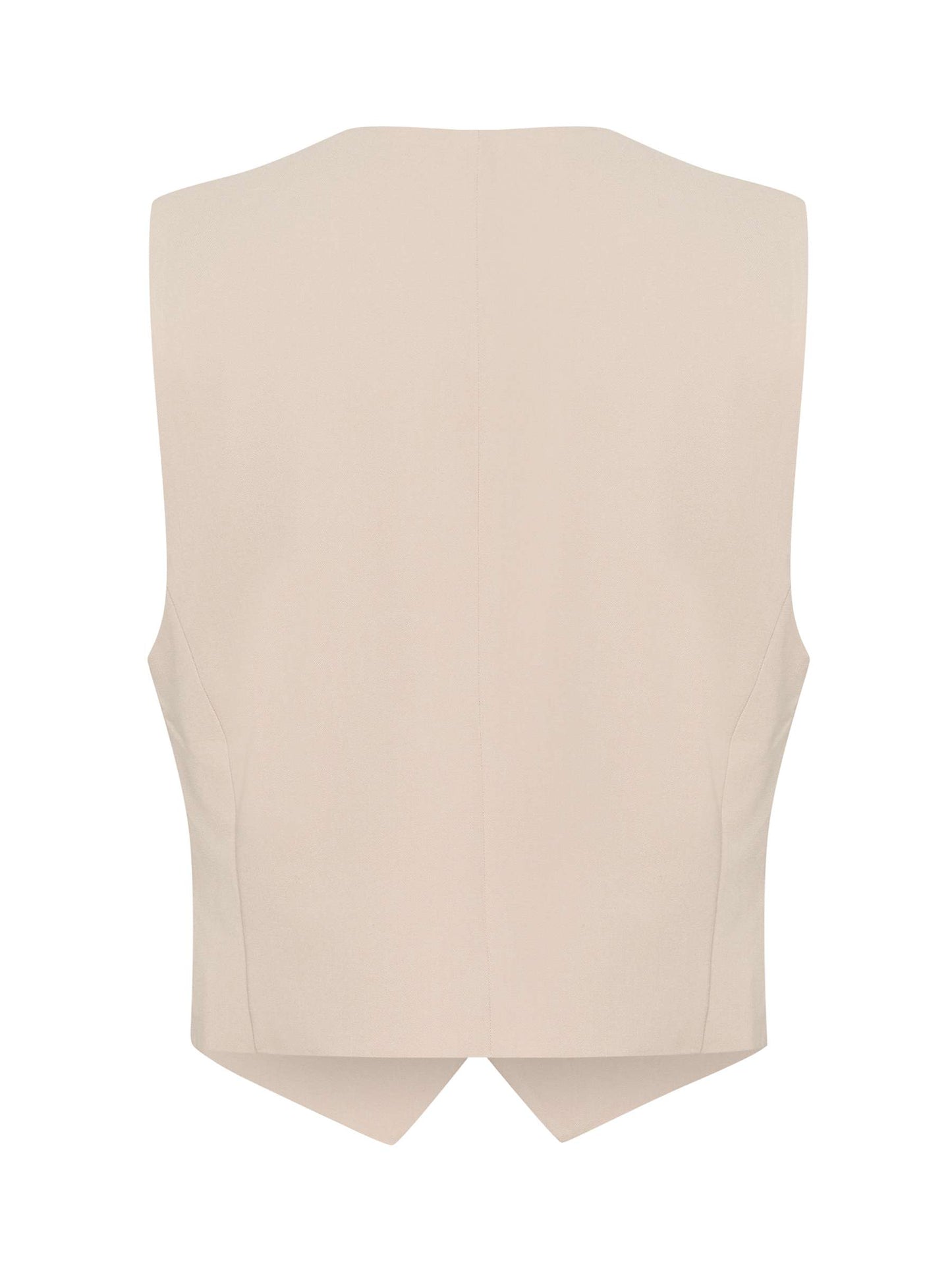 KAFFE Sakura Waistcoat in Feather Grey