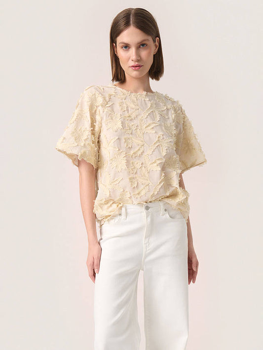 Soaked in Luxury Lucia Blouse in Whisper White