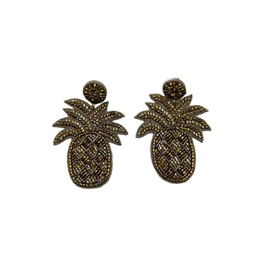 Sixton Pineapple Beaded Earrings