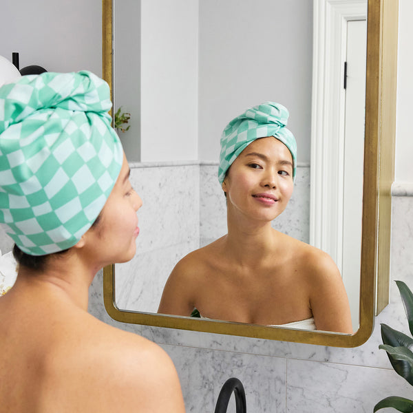 Dock & Bay Hair Wrap - Check Mate - Smooth Feel