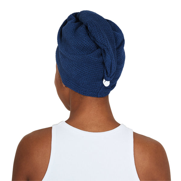 Dock & Bay Hair Wrap - Waffle-Nautical Navy