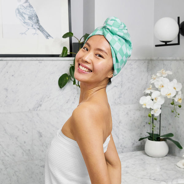 Dock & Bay Hair Wrap - Check Mate - Smooth Feel