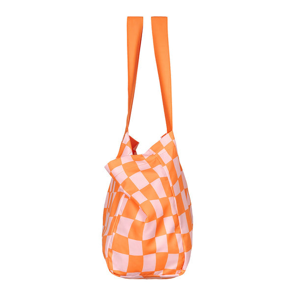 Dock & Bay Foldaway Tote Bag - Groovy Check
