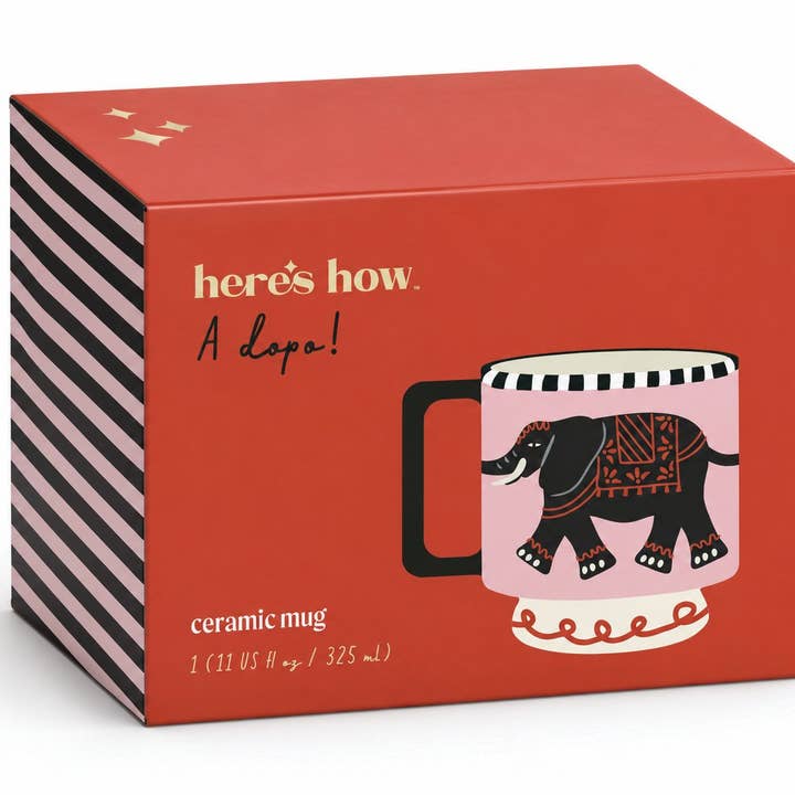 A Dopo Single Mug - Elephant