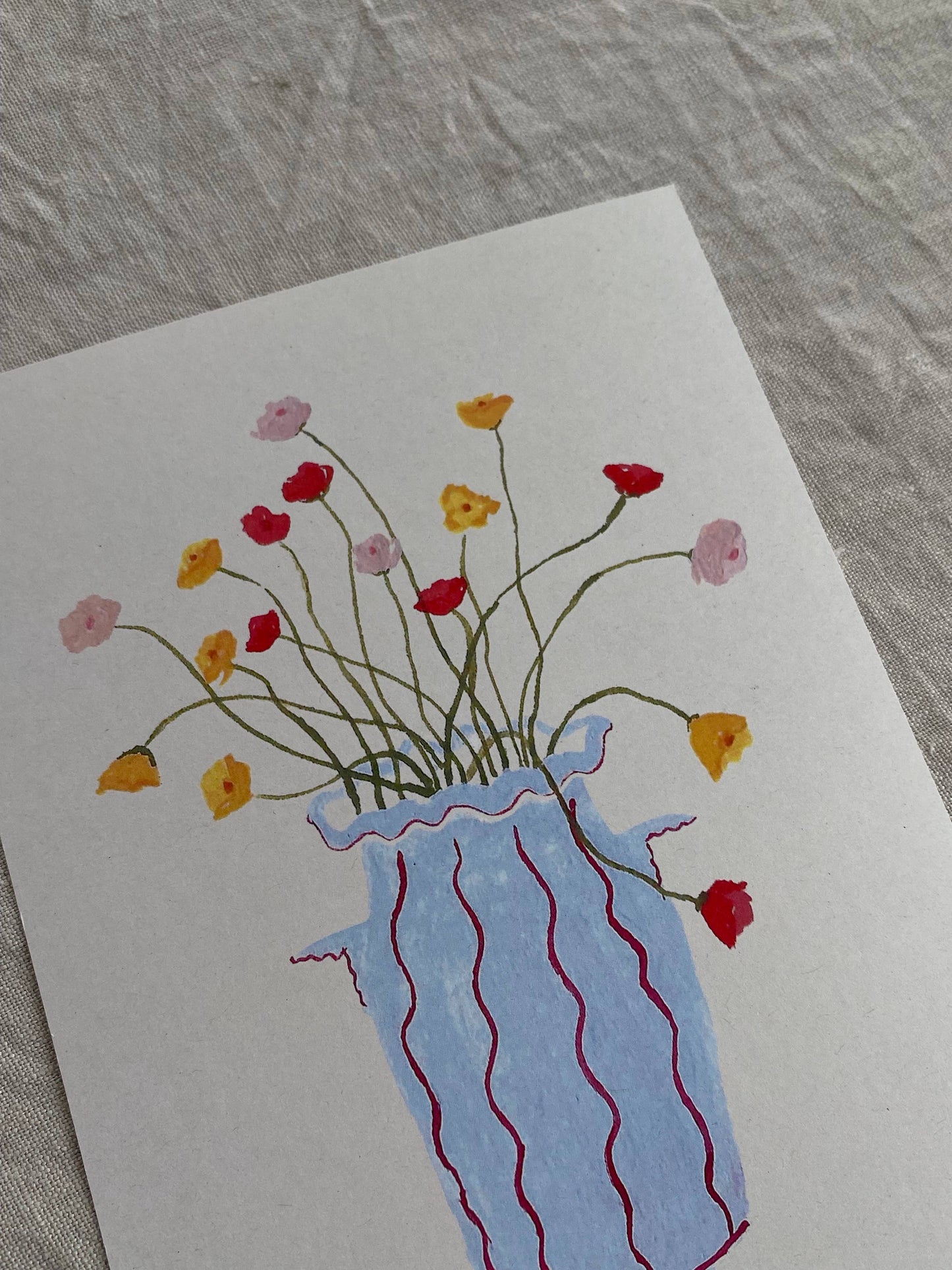 Harriet Watson - A5 print- Cheerful Bloom 6