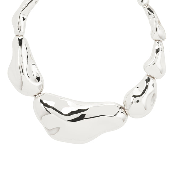 Pilgrim FREE Statement Necklace Silver-Plated