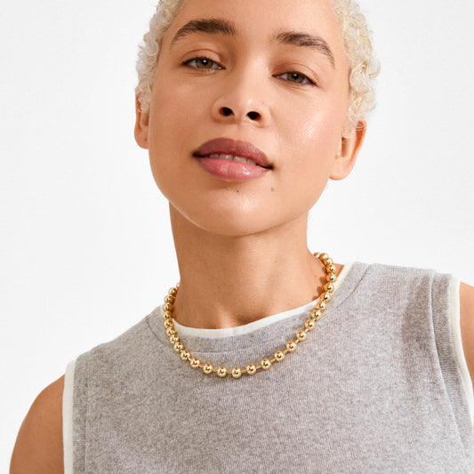 Pilgrim AIR necklace gold-plated