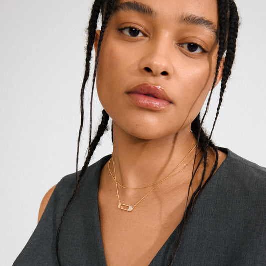 Pilgrim INSTANT Necklace 2-in-1 Set Gold-Plated