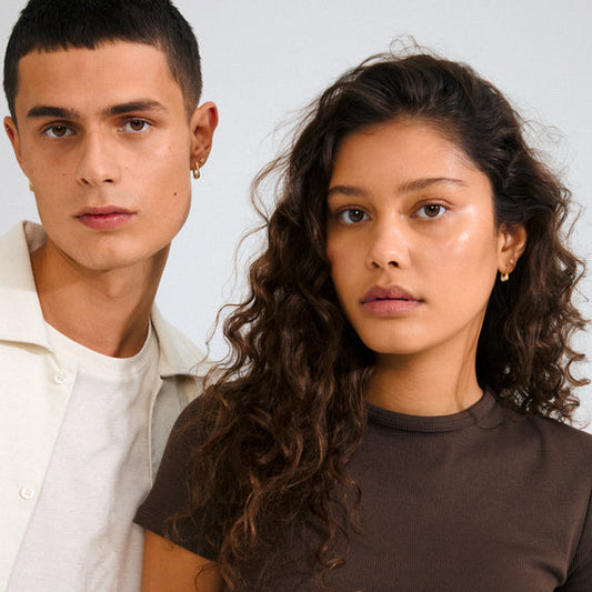 Pilgrim INSTANT Earrings 2-in-1 Set Gold-Plated