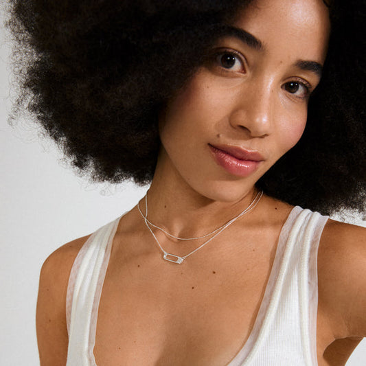 Pilgrim INSTANT Necklace 2-in-1 Set Silver-Plated