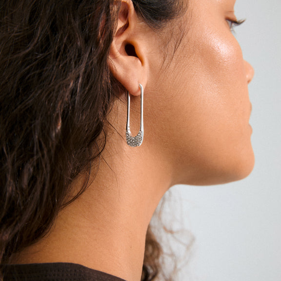 Pilgrim INSTANT Hoops Silver Plated