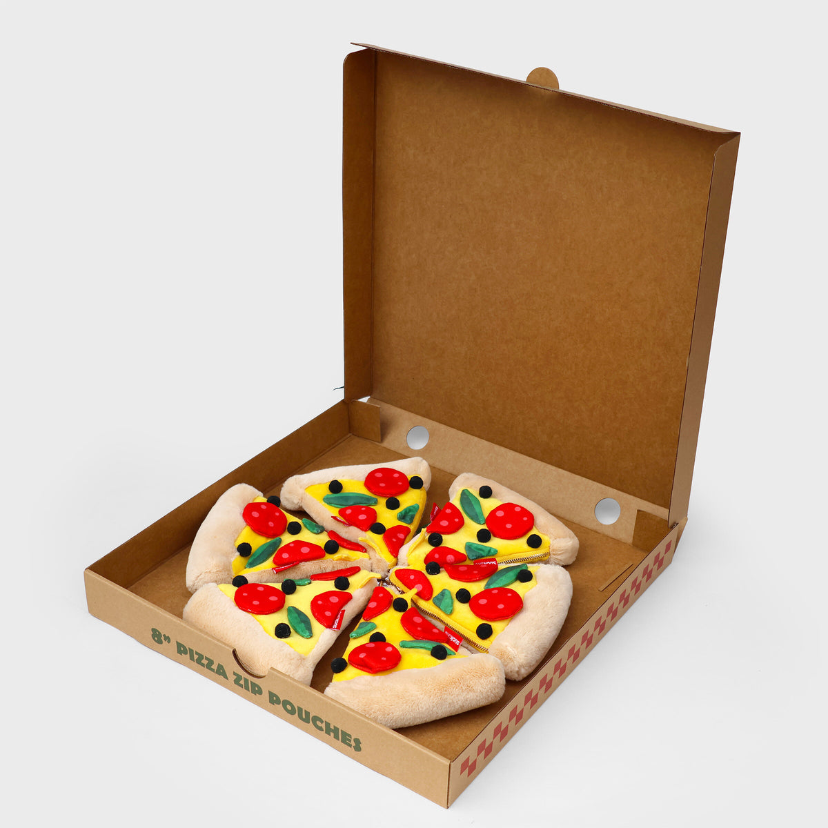 Plush Pizza Zip Pouch