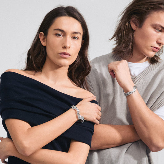 PILGRIM FEEL bracelet silver-plated