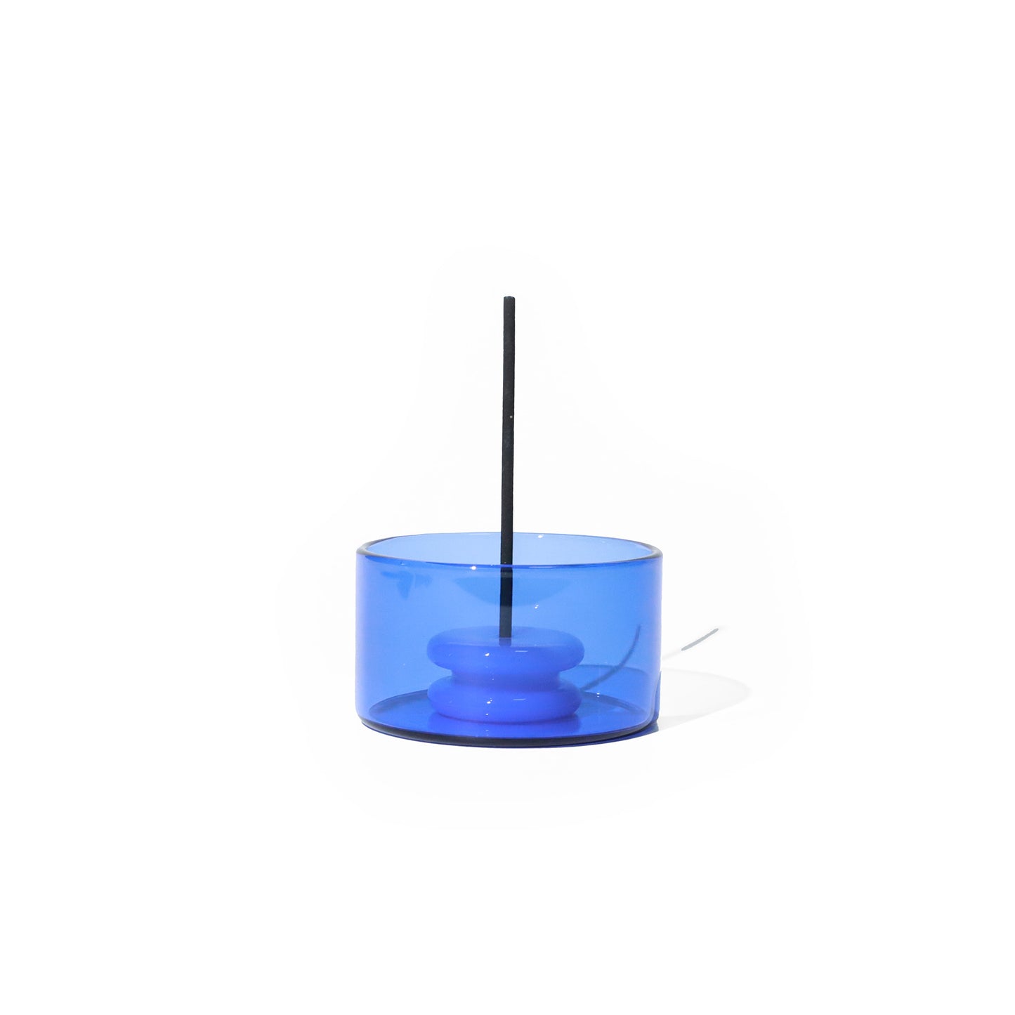 Helio Ferretti Blue Glass Incense Burner