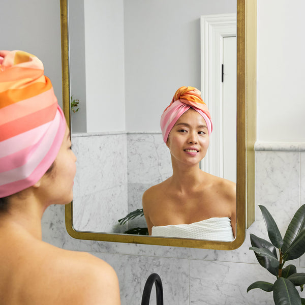 Dock & Bay Hair Wrap - Miami Sorbet -smooth feel