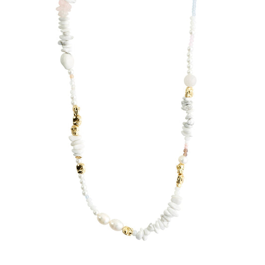 Pilgrim FORCE necklace white/gold-plated