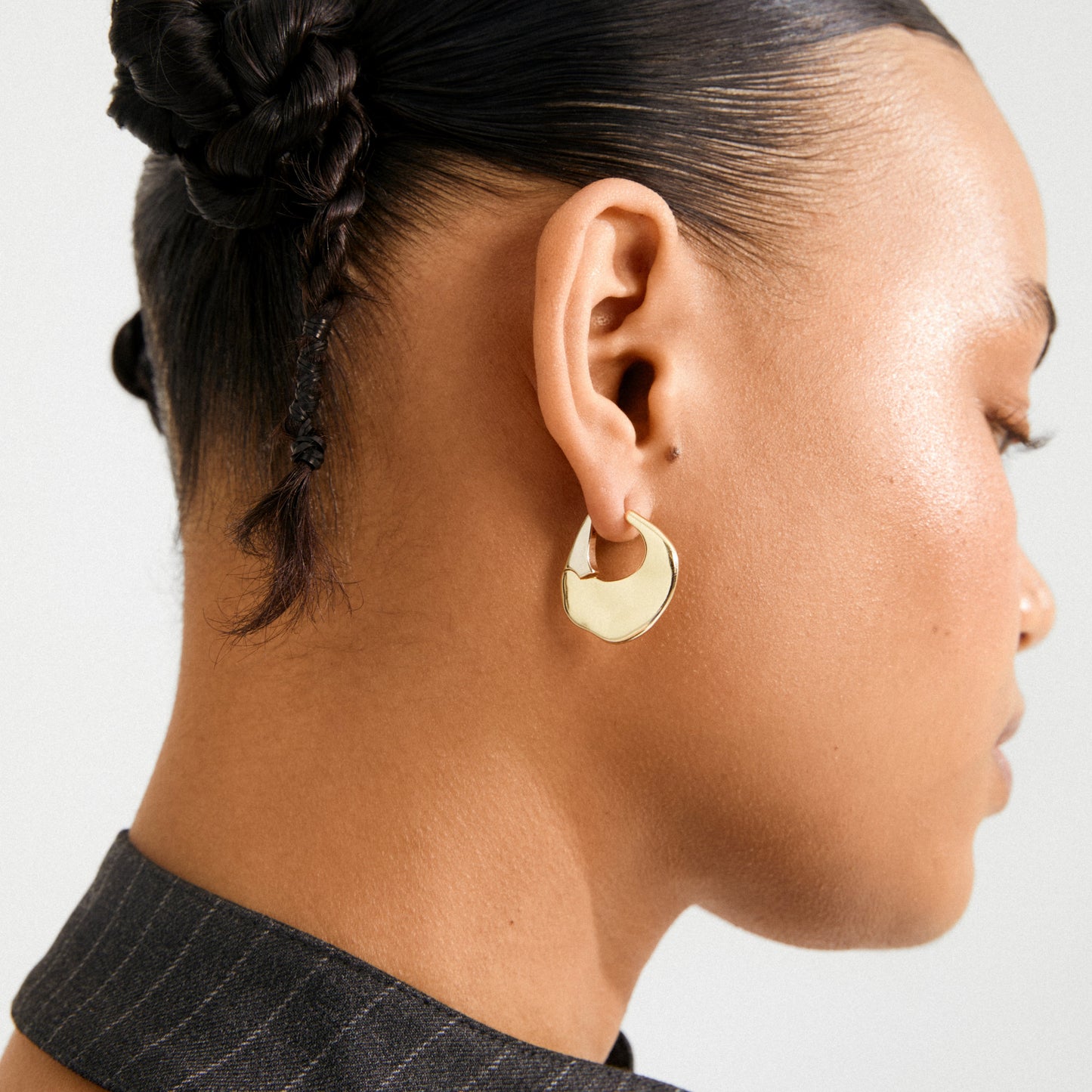 Pilgrim SENSE hoop earrings gold-plated