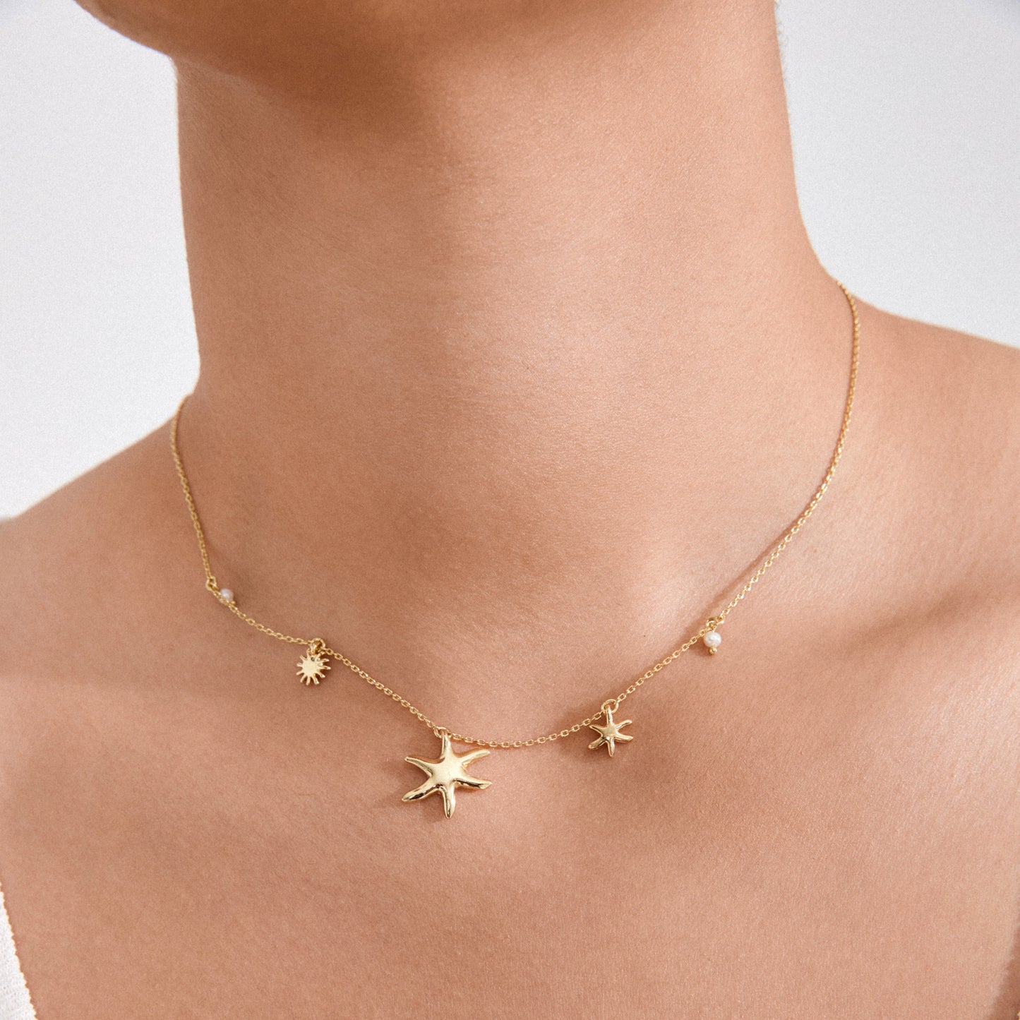 Pilgrim PRISM necklace gold-plated