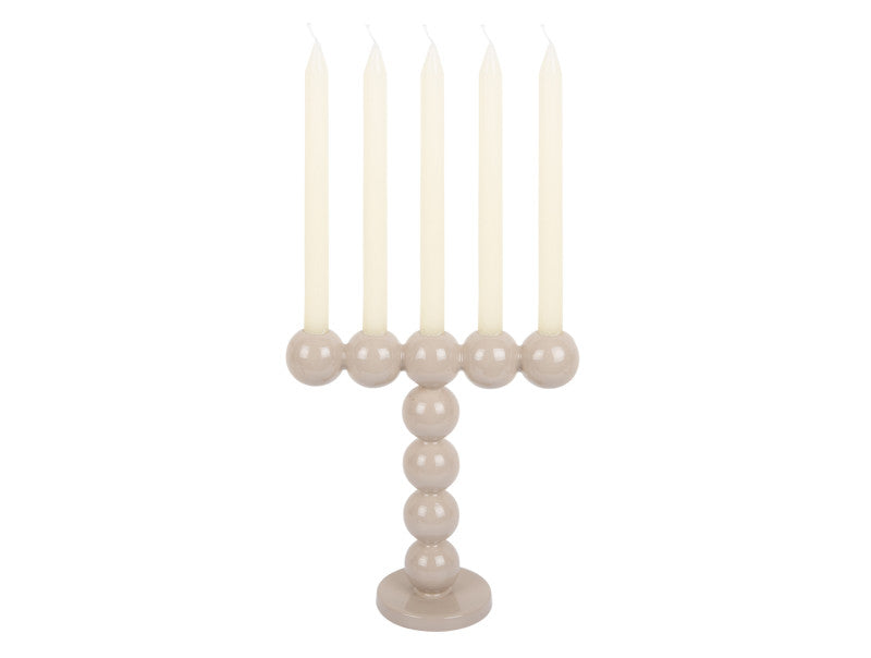Present Time Candle Holder Bubbles High in Enamel Warm