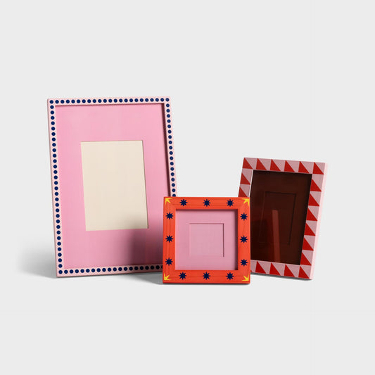 &Klevering Large Dot Patch Photo Frame