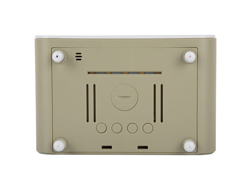 Present Time Alarm Clock Chunky LED w. Phone Charger in Tea Green
