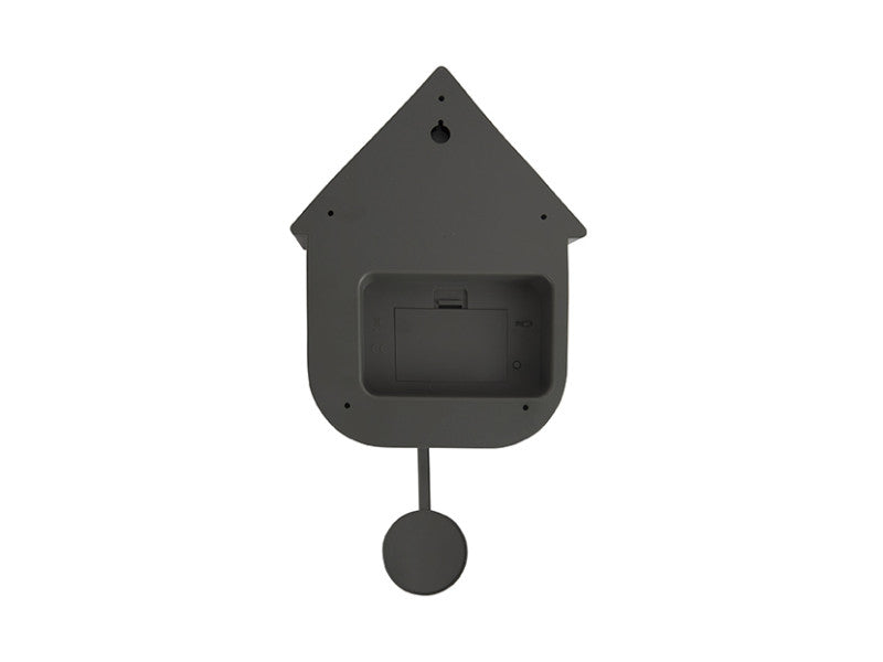 Present Time Wall Clock Modern Cuckoo in jungle Green