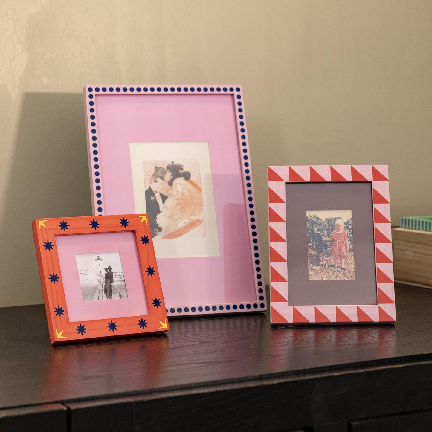 &Klevering Large Dot Patch Photo Frame