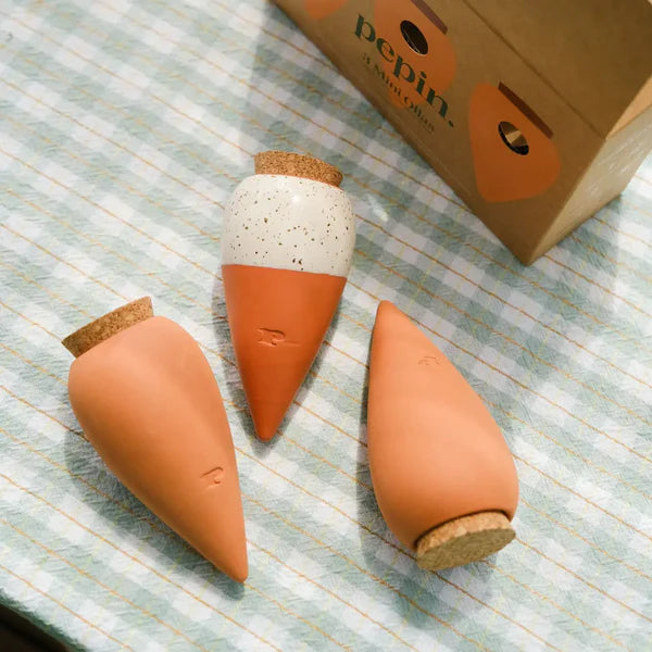 Pepin Trio Mini Olla Set - The Iconics - Terracota and Speckled white