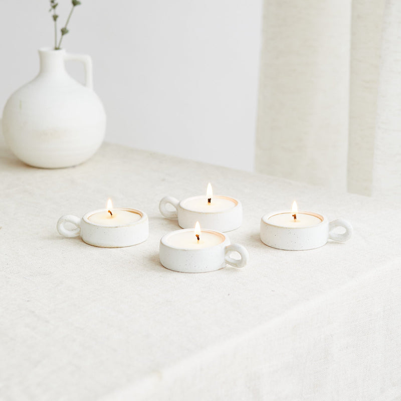 Zesty Lemons Scandi: Tea Lights (Box of 4)
