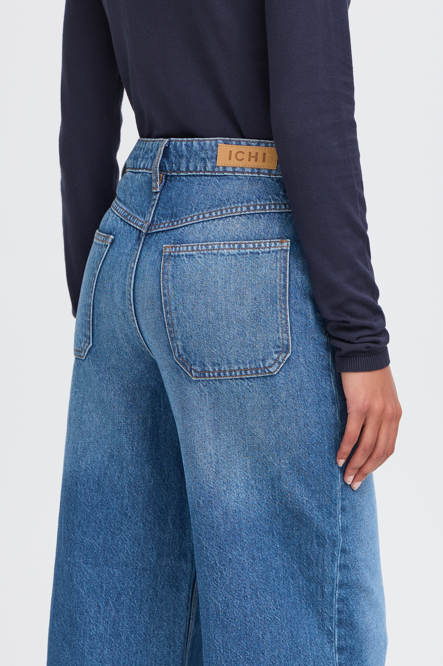 ICHI Pamala Jeans in Dark Blue