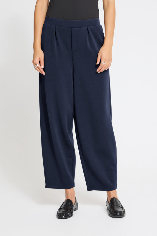 ICHI Naida Trousers in Dark Navy