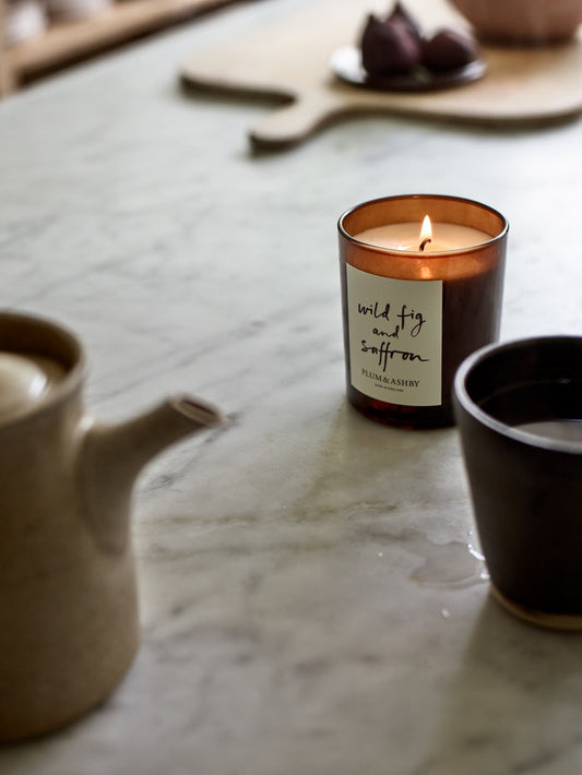 Plum & Ashby Wild Fig & Saffron Candle