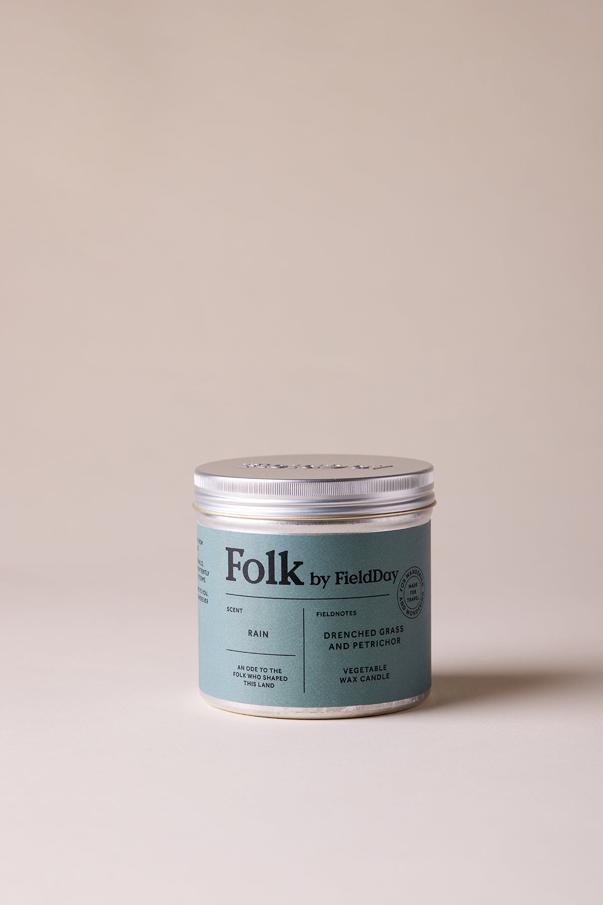 FieldDay Folk Tin Rain Candle