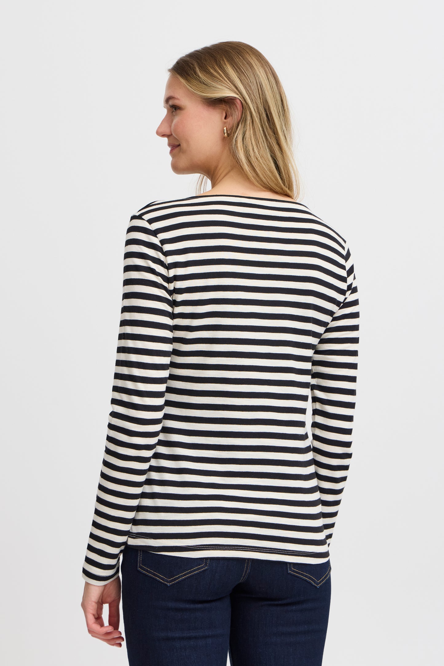 Fransa Mye Tee in Black Mix