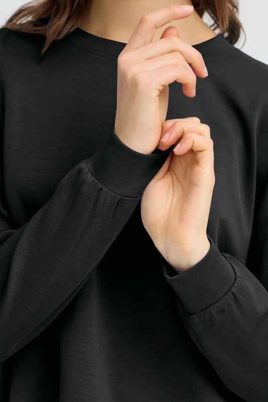 Fransa Aurora Pullover in Black