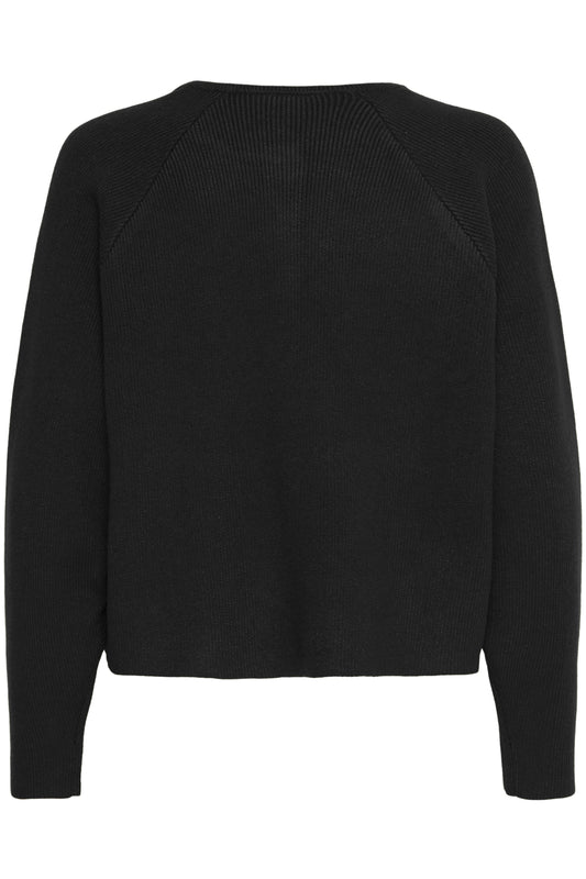 Fransa Kanya Cardigan in Black