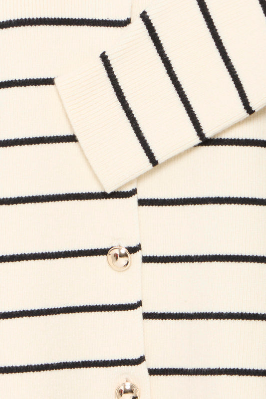 Fransa Kanya Cardigan in Whisper White Mix