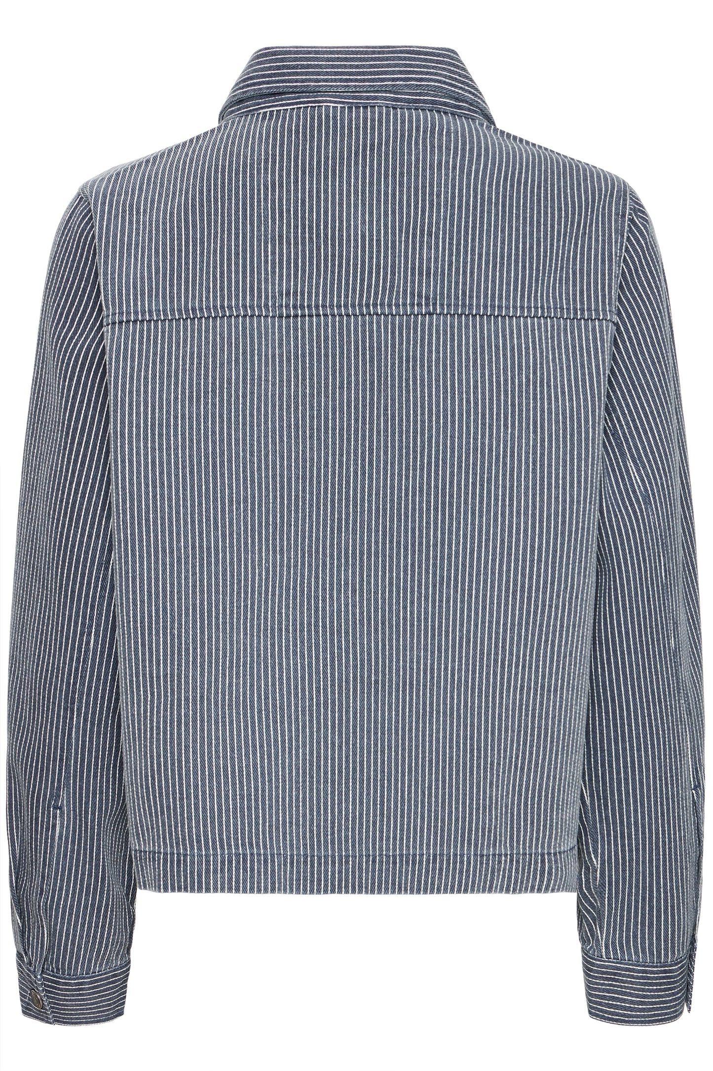 Fransa Twinni Casual Jacket in Navy Blazer Stripe