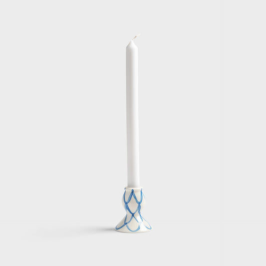 &Klevering Candle Holder in Sirène Blue