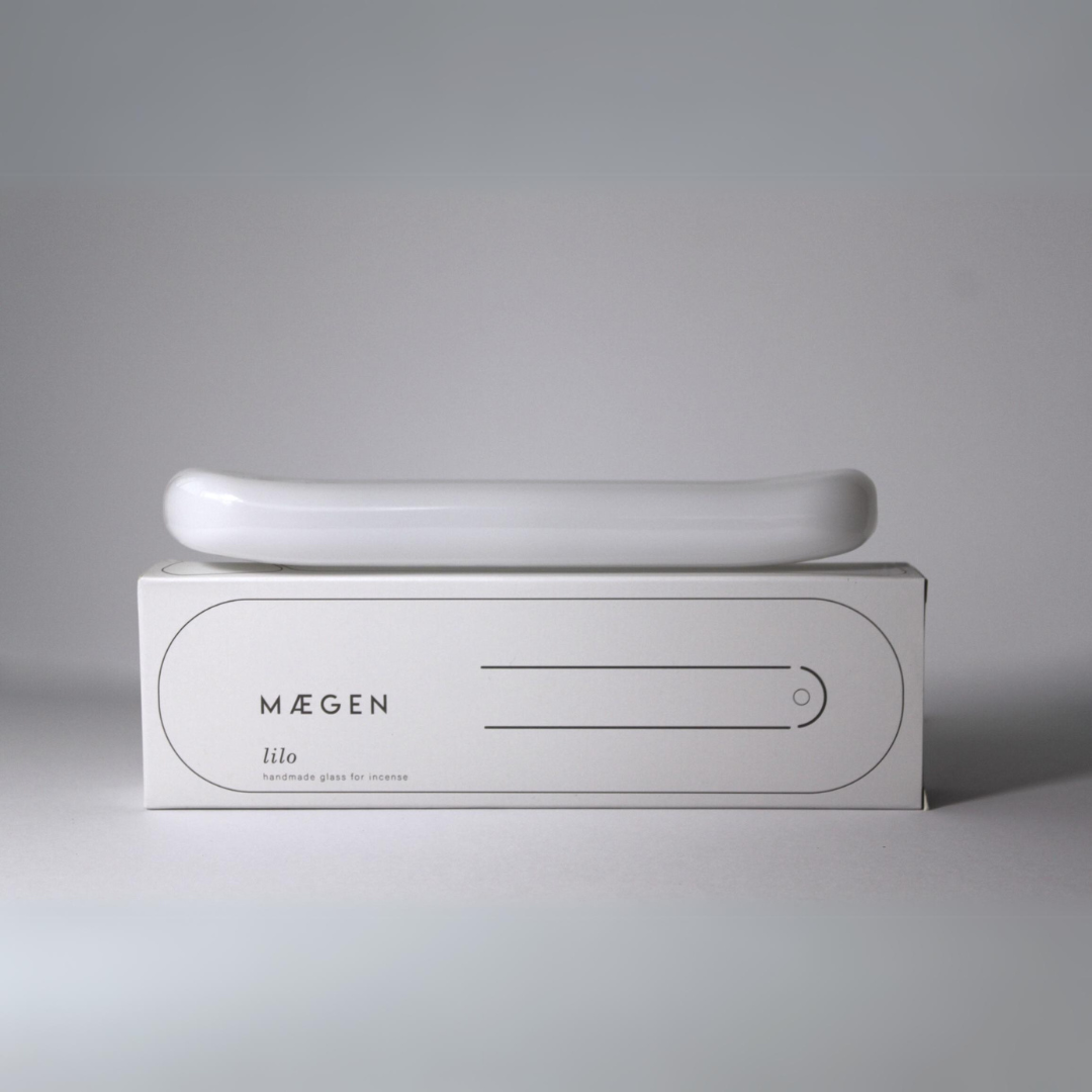 Mægan Lilo Incense Holder - Milky White