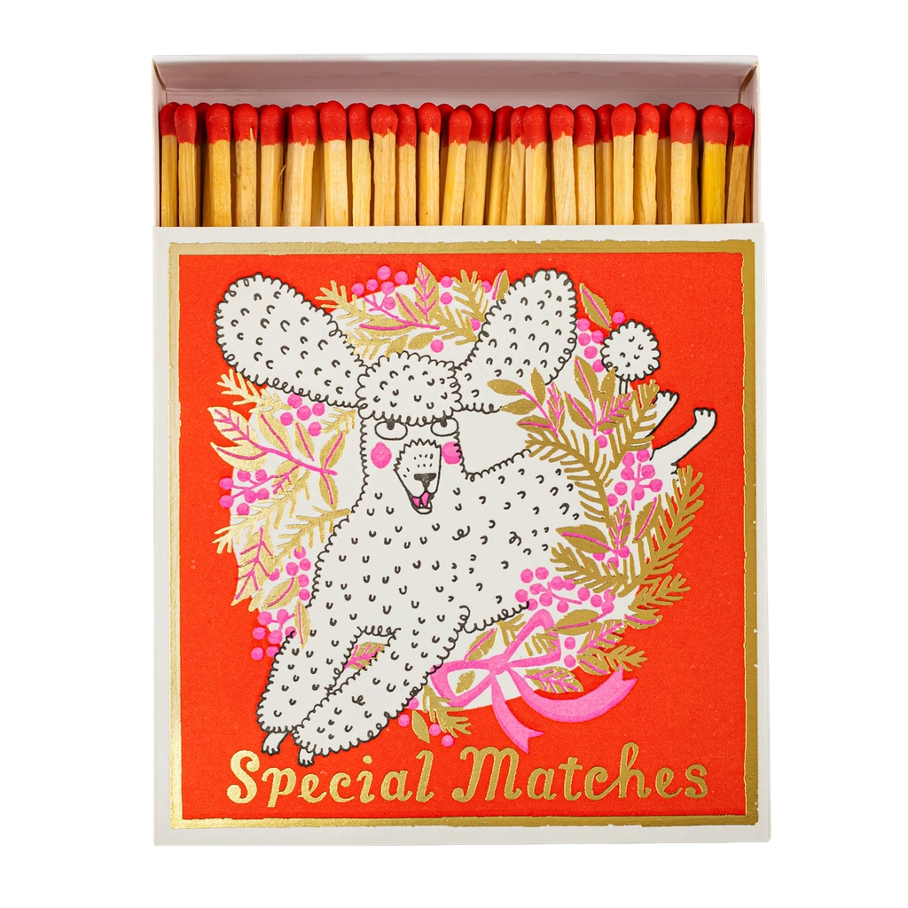 Archivist Christmas Poodle Square Matches