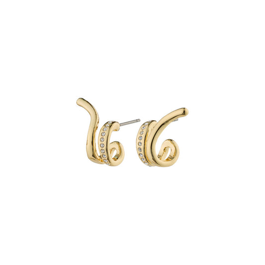 PILGRIM NADINE recycled earrings gold-plated