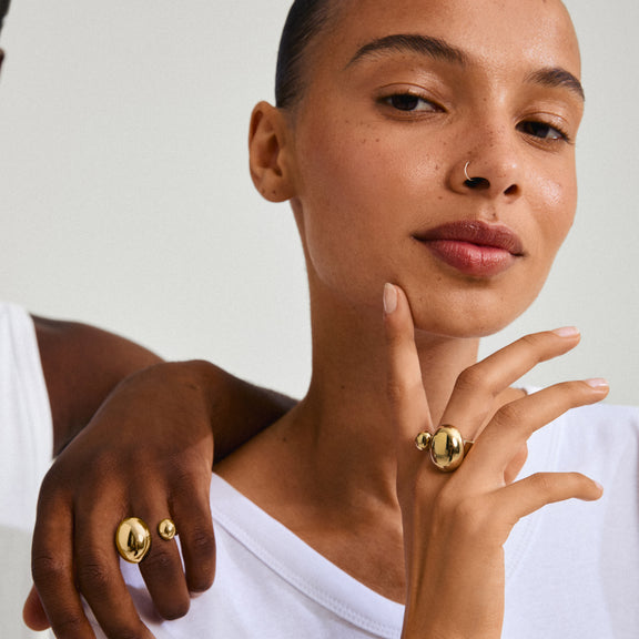 Pilgrim ALVIN Ring, Gold-Plated