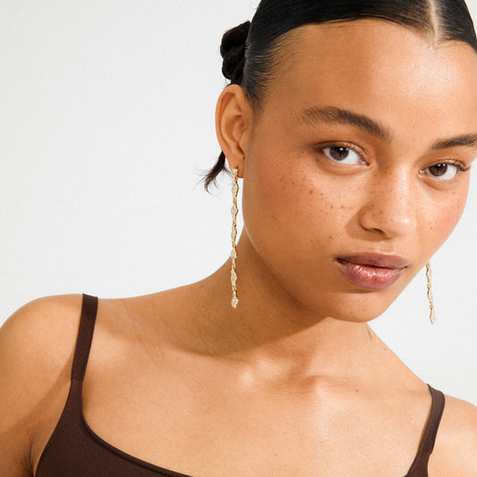 Pilgrim BASIL earrings gold-plated