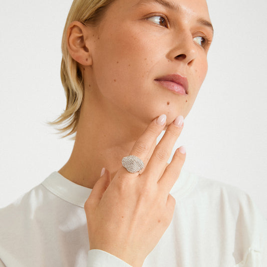 Pilgrim LAEL ring silver-plated