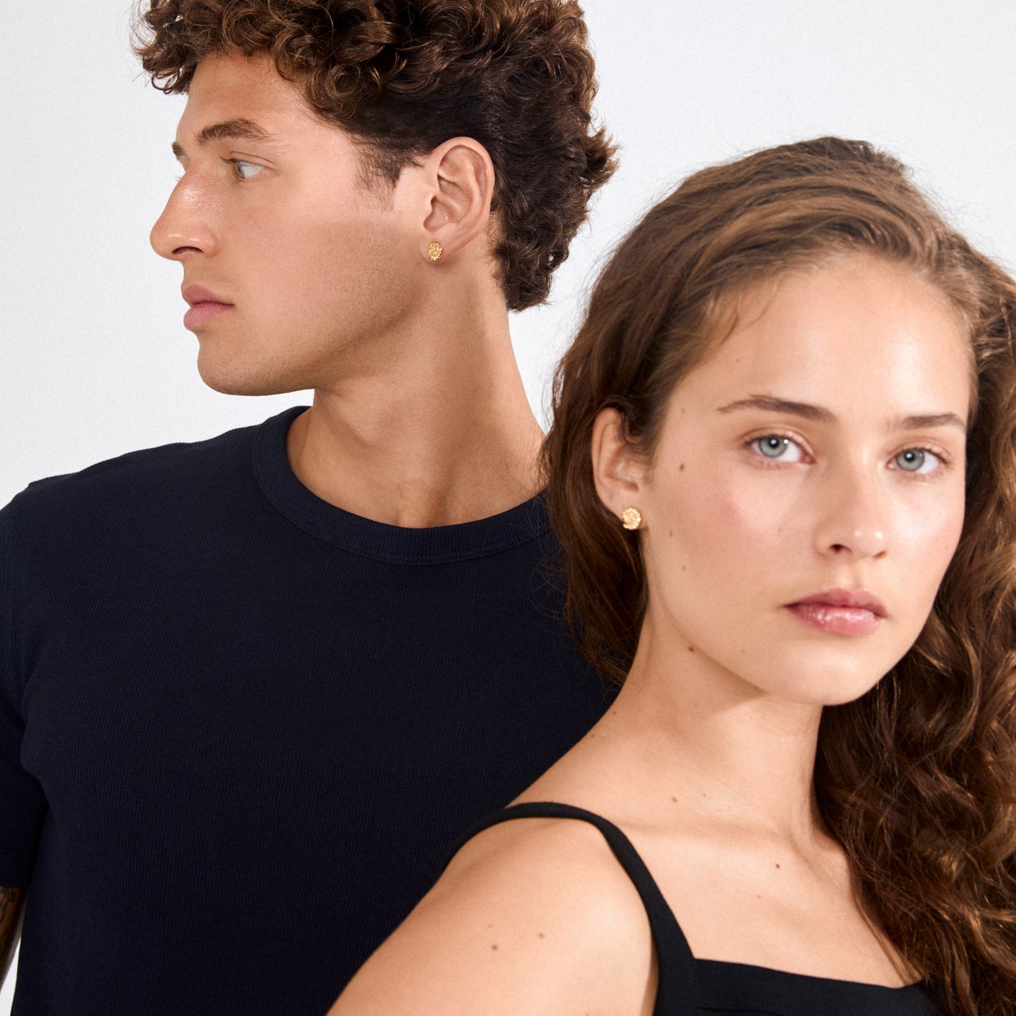 Pilgrim HAZE earrings gold-plated