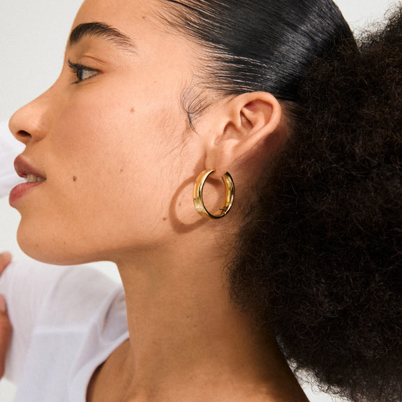 Pilgrim Kayden Hoops Gold-Plated