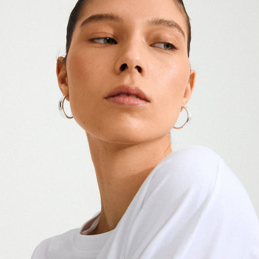 Pilgrim Kayden Hoops Silver-Plated